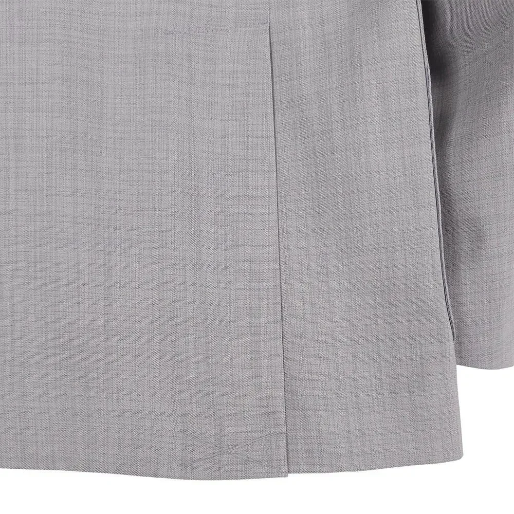 Alfani Mens Slim Fit Suit Jacket Blazer Sz Large Light Grey Lightweight Stretch